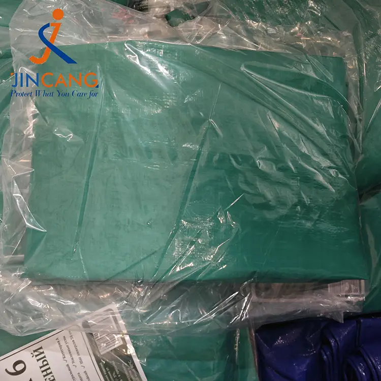 120gsm yeşil gümüş pe branpaulin