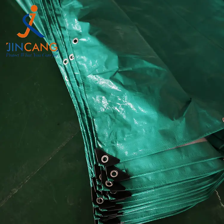 120gsm yeşil gümüş pe branpaulin