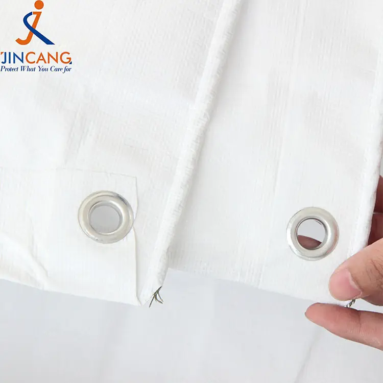 Baskı Pe Tarpaulin ile 180g Beyaz