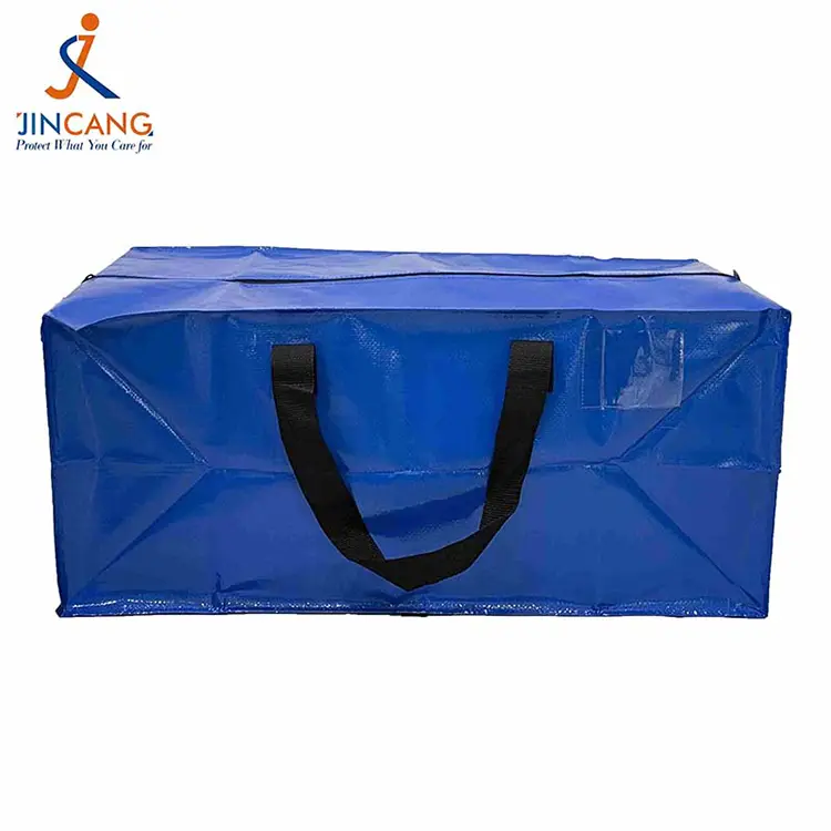 Süpermarket katlanabilir pp dokuma hareketli çanta