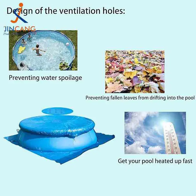 480cm Yuvarlak Yüzme Havuzu Kapağı